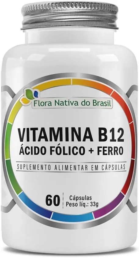Flora Nativa Vitamina B12, Ácido Fólico + Ferro