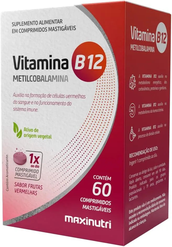 MaxiNutri Vitamina B12 Metilcobalamina