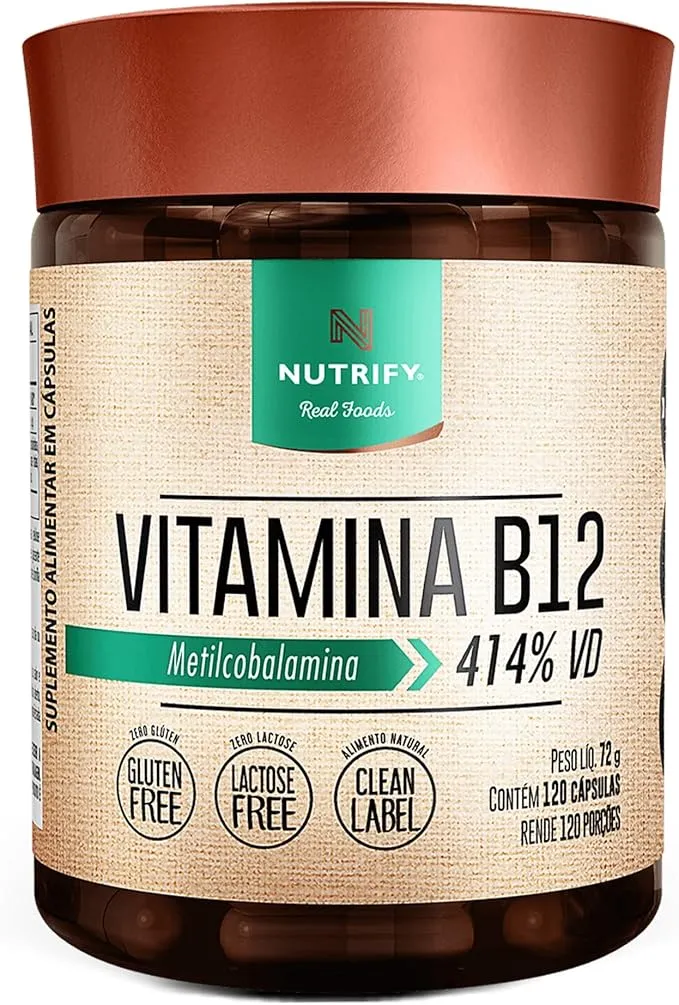 Nutrify Vitamina B12 Metilcobalamina